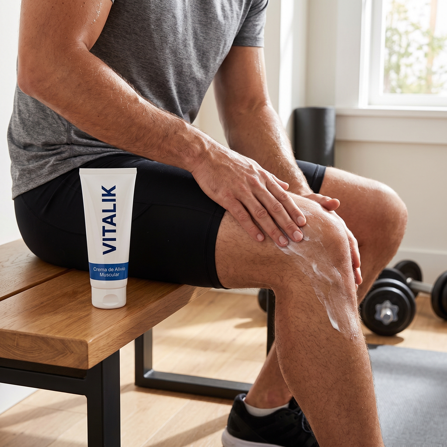 Crema de Recuperación uso lifestyle
