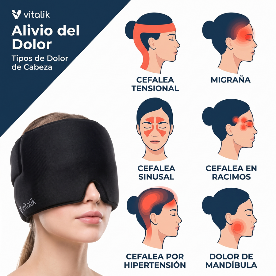 Gorra de Gel para Migraña Vitalik