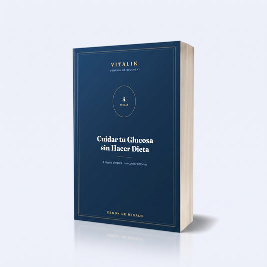 Guía para Cuidar tu Glucosa sin Hacer Dieta — ebook de regalo de Vitalik